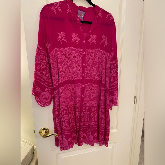 Johnny Was Eyelet dress size M - Picture 1 of 4